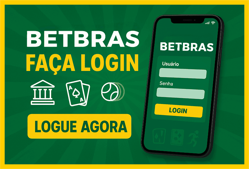 Imagem destacando login seguro na BETBRAS para novos usuários